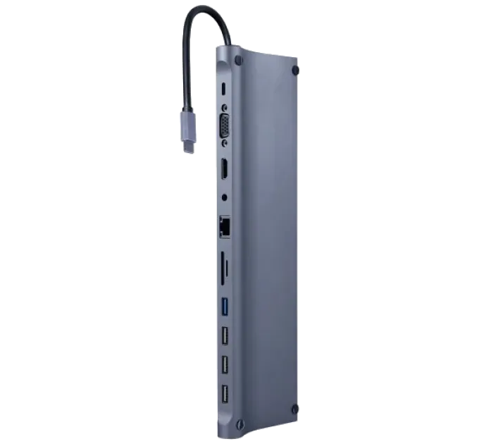 Cablexpert A-CM-COMBO11-01 USB-C 11-в-1 Док станція