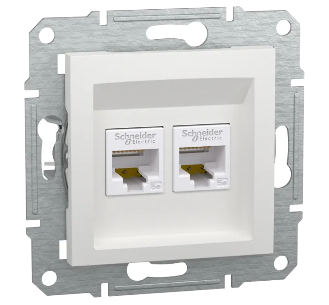 Asfora UTP 5E Розетка RJ45 двойная
