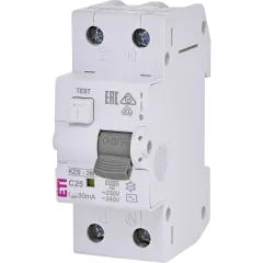 ЕТІ KZS-2M C 25/0.03 10kA Дифавтомат