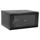 19" 4U 600x400x284мм акрилове скло, чорна Шафа
