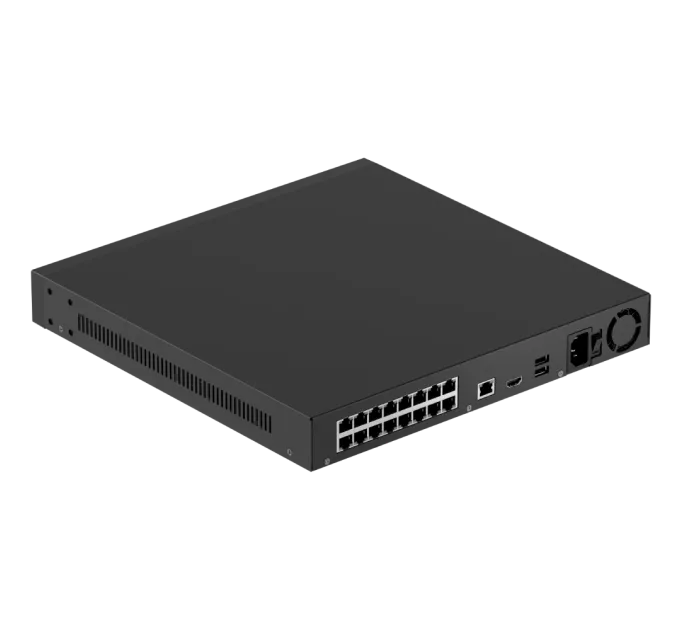 Ajax NVR H2D16PAC (16ch) black HDMI 4K 16Тб PoE Відеореєстратор Ajax NVR H2D16PAC (16ch) black HDMI 4K 16Тб PoE Відеореєстратор