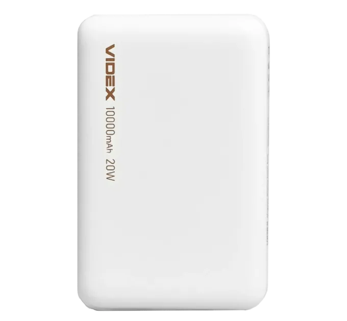 VIDEX VPB-331 PD20W White 10000mAh Повербанк