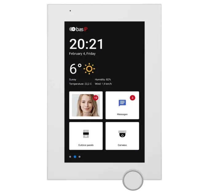 Bas-IP AZ-07LF white Android 7" Wi-Fi Відеодомофон