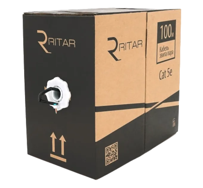 Ritar зовнішній КНПЕ FTP CCA (4*2*0.51) 4p 24 AWG ПЕ (100м) Кабель