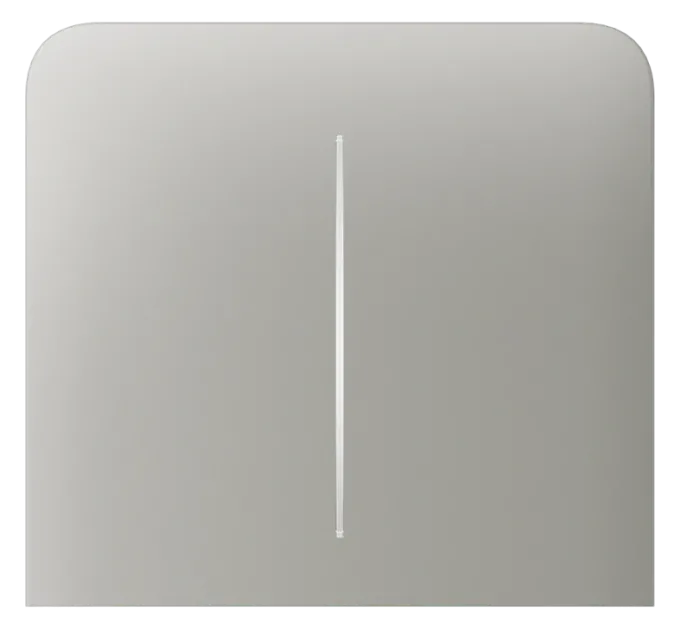 Ajax SideButton (2-gang) vertical [55] ASP oyster Кнопка