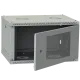 IPCOM 4U 600x350 двері перфорація (сіра) Шафа телекомунікаційна