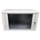 EServer 12U 600х600х637 скло, сіра Шафа