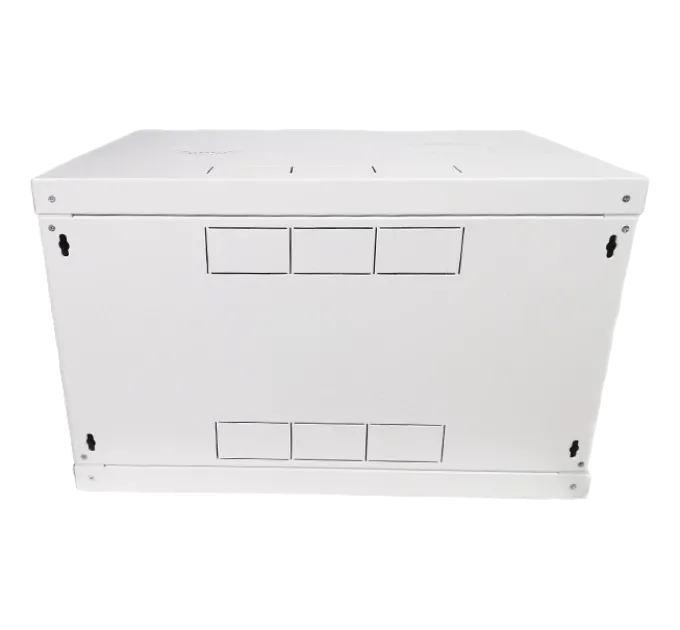EServer 12U 600х600х637 скло, сіра Шафа