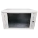 EServer 6U 600х500х370 скло, сіра Шафа