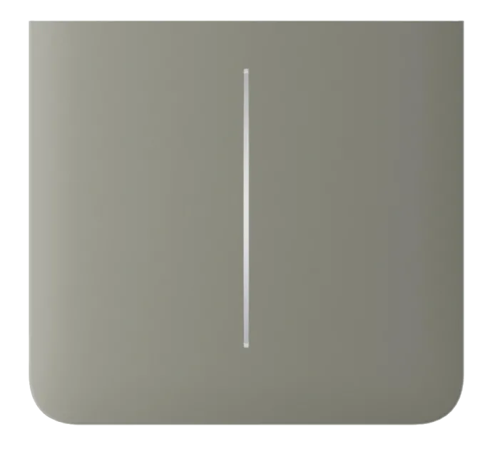 Ajax SideButton (2-gang) vertical olive Кнопка Ajax SideButton (2-gang) vertical olive Кнопка