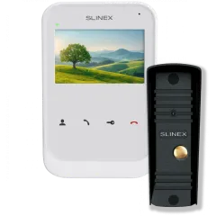 Slinex SK-04 + ML-16HR black Комплект відеодомофон + панель виклику