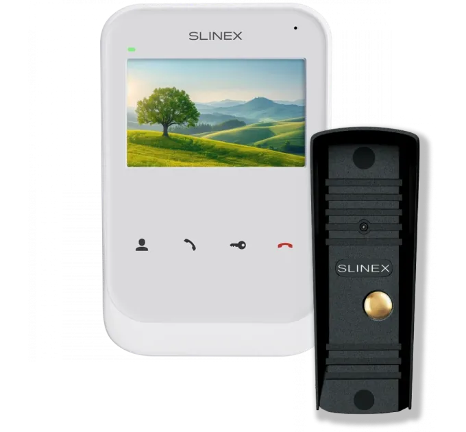 Slinex SK-04 + ML-16HR black Комплект відеодомофон + панель виклику