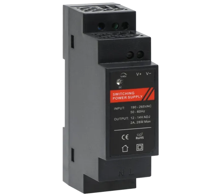 DR12024-01 12V/2A Блок живлення на DIN рейку DR12024-01 12V/2A Блок живлення на DIN рейку
