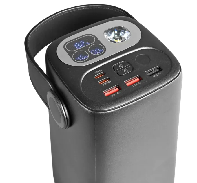 Videx TITANUM WC60 PD100W Black 60000mAh Повербанк
