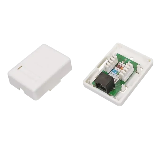 EServer 1хRJ45 UTP CAT5e Розетка компьютерная одинарная EServer 1хRJ45 UTP CAT5e Розетка компьютерная одинарная