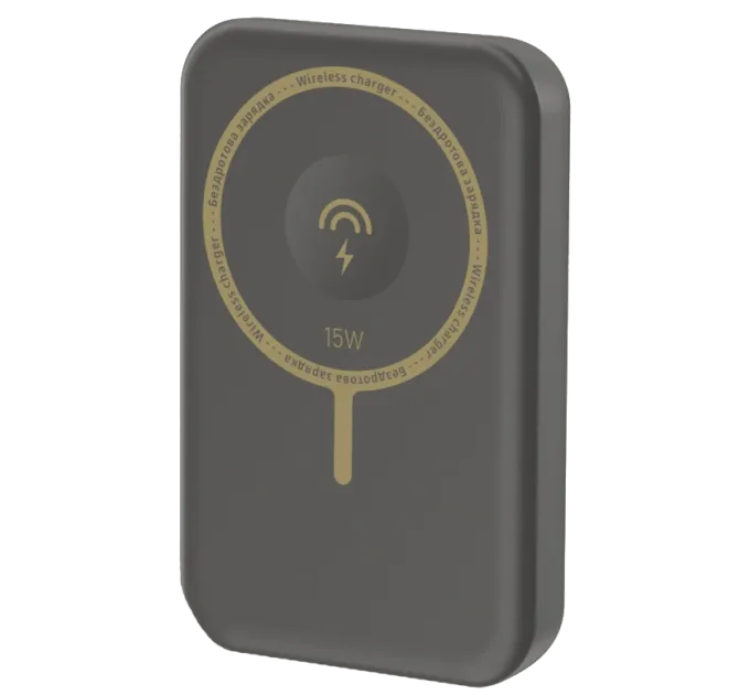 VIDEX VPB-W102 PD20W Grey 10000mAh Повербанк с беспроводной зарядкой VIDEX VPB-W102 PD20W Grey 10000mAh Повербанк с беспроводной зарядкой