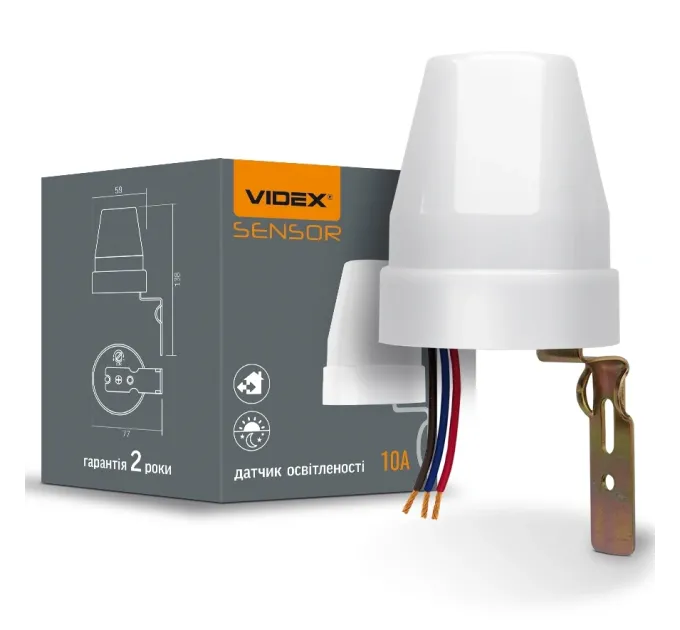VIDEX VL-SN02 10A 220V Датчик освещения фотометрический