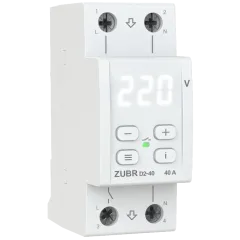 ZUBR D2-40 (max 40 А, 8 800 ВА) Реле напряжения ZUBR D2-40 (max 40 А, 8 800 ВА) Реле напряжения
