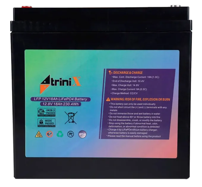 TRINIX LFP 12V18Ah LiFePo4 Аккумуляторная батарея TRINIX LFP 12V18Ah LiFePo4 Аккумуляторная батарея