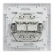 Schneider Electric Asfora EPH4400121 RJ45 5e Розетка компьютерная двойная белая