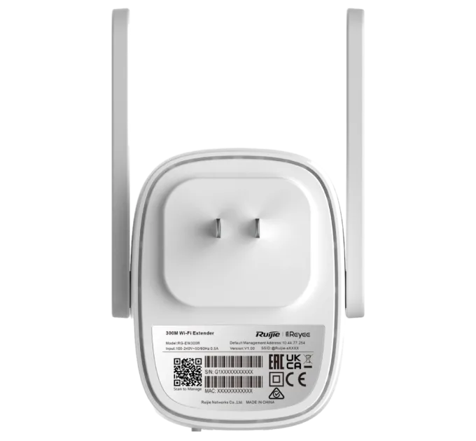 Ruijie Reyee RG-EW300R 300M Wi-Fi репітер