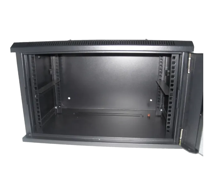 Hypernet WMNC-15U-FLAT-AC-BLACK Шафа коммутаційна настінна 15U 600x450 розбірна