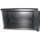 Hypernet WMNC-15U-FLAT-AC-BLACK Шафа коммутаційна настінна 15U 600x450 розбірна