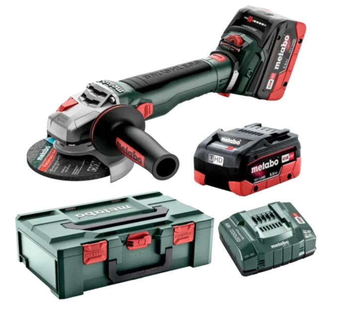 Metabo WVB 18 LT BL 11-125 Quick (613057660) Аккумуляторная угловая шлифовальная машина Metabo WVB 18 LT BL 11-125 Quick (613057660) Аккумуляторная угловая шлифовальная машина