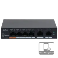 Dahua DH-CS4006-4GT-60 PoE Коммутатор 6 портов управляемый Dahua DH-CS4006-4GT-60 PoE Коммутатор 6 портов управляемый