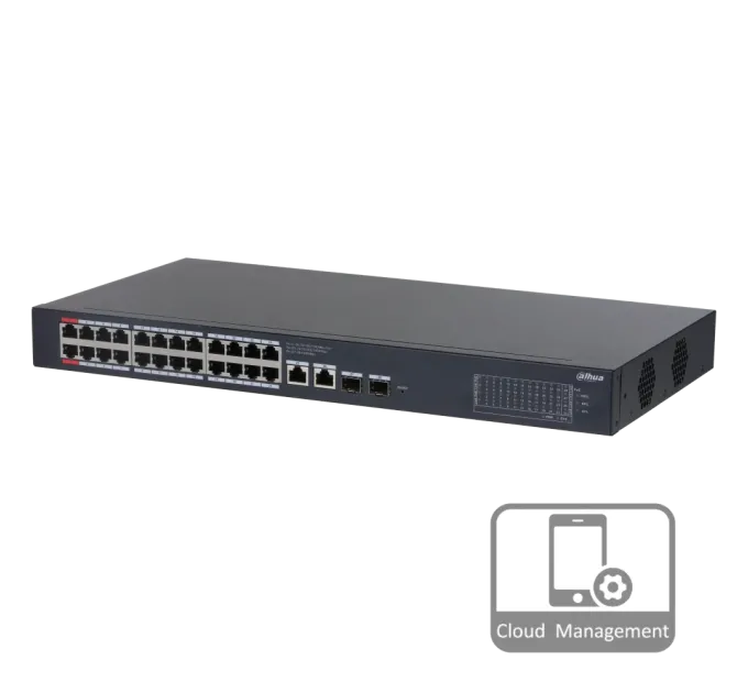 Dahua DH-CS4228-24GT-240 PoE Коммутатор 26 портов управляемый Dahua DH-CS4228-24GT-240 PoE Коммутатор 26 портов управляемый