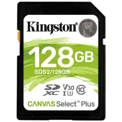 Kingston 128GB SDXC Canvas Select Plus 100R C10 UHS-I U3 V30 Модуль флэш-памяти