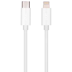 2E Type-C GlowUSB-C > Lightning Кабель заряджання/синхронізації 1м білий