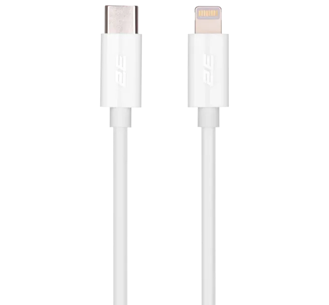 2E Type-C GlowUSB-C > Lightning Кабель зарядки/синхронизации 1м белый
