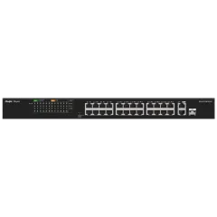 Ruijie Reyee RG-ES126FGS-P PoE Коммутатор 26 портов неуправляемый Ruijie Reyee RG-ES126FGS-P PoE Коммутатор 26 портов неуправляемый