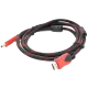 (YT-HDMI(M)/(M)NY/RD-1.5m) Q200 Кабель HDMI-HDMI