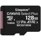 Kingston microSD 128GB C10 UHS-I R100MB/s + SD Карта памяти