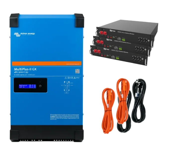 Victron Energy MultiPlus-II + Dyness 2.4кВт 7.2кВт•ч Система автономного питания однофазная Victron Energy MultiPlus-II + Dyness 2.4кВт 7.2кВт•ч Система автономного питания однофазная
