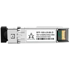 ALISTAR SFP-10G-LR-BX-D SFP+ 10G BASE-BX 1SM WDM LC 20KM TX1330/RX1270nm DOM Модуль ALISTAR SFP-10G-LR-BX-D SFP+ 10G BASE-BX 1SM WDM LC 20KM TX1330/RX1270nm DOM Модуль