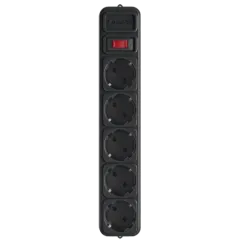 Gembird SPG5-X-6B Сетевой фильтр для ИБП (UPS) 1.8 м кабель 5 розеток Gembird SPG5-X-6B Сетевой фильтр для ИБП (UPS) 1.8 м кабель 5 розеток