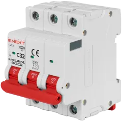 Enext e.mcb.stand.60.3.C32, 3р, 32А, C, 6кА Модульний автоматичний вимикач