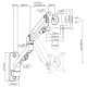 Gembird MA-WA1-02 17-27" 7 кг Кронштейн для монітора
