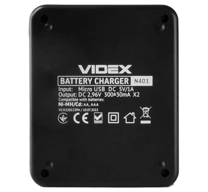 Videx VCH-N401 Зарядное устройство