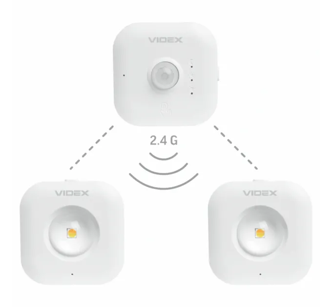 VIDEX VL-NL075-21 35Lm 3000K-6500K Набор LED светильников аккумуляторных с датчиком движения