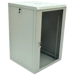 19"18U 600x600x907 акриловое стекло серый Шкаф