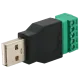 USB (5 контактів) з клемами під кабель Роз'єм