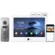 Neolight ALPHA Hybrid + PRIME FHD Silver с уголком Комплект видеодомофона