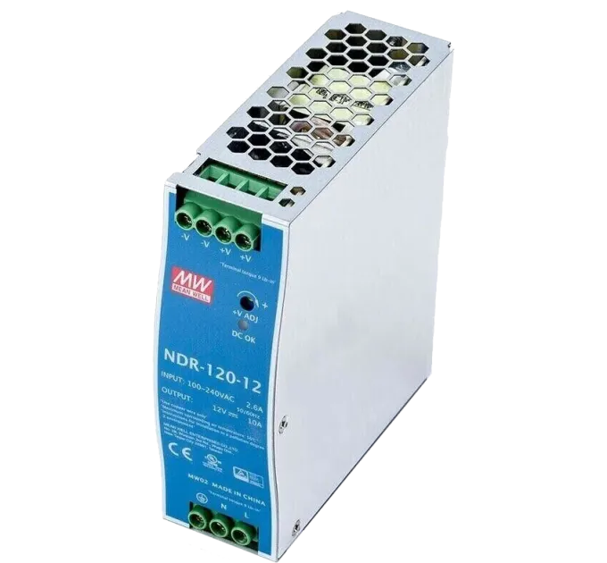 NDR-120-12 120Вт 10A 12В на DIN-рейку Блок питания Mean Well NDR-120-12 120Вт 10A 12В на DIN-рейку Блок питания Mean Well