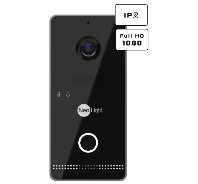 Neolight MEZZO Hybrid + OPTIMA IPW Black Комплект відеодомофону