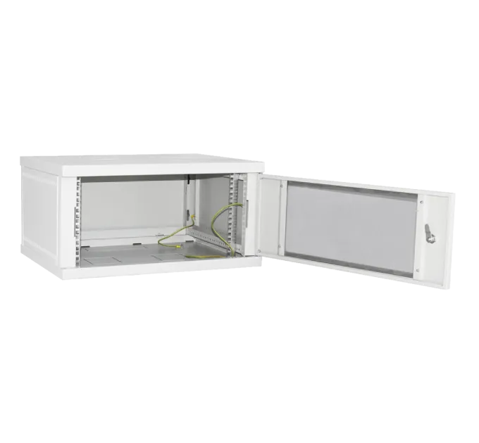 IPCOM СН-4U-060х035-ДС-7035 (RAL7035) Шкаф телекоммуникационное стекло
