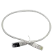 Патч-корд U/FTP L&W ELECTRONICAL 0.5 м, кат. 6А, 30AWG Slim, LW